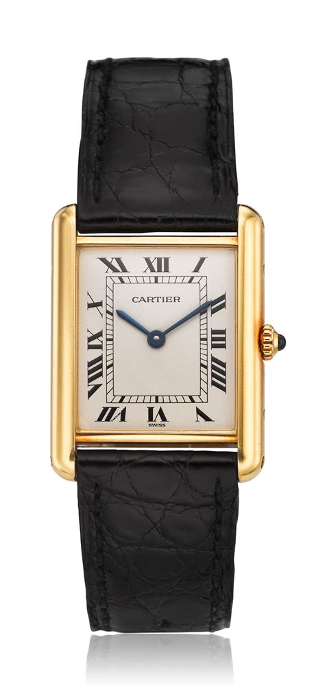 orologio cartier quartz or et acier 015118|cartier tank watch gold case.